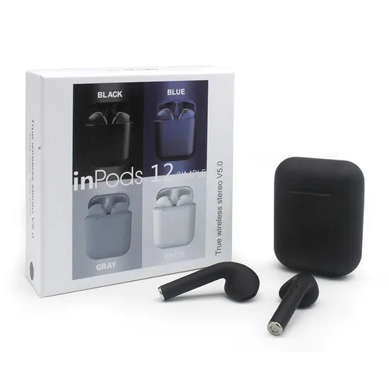 İnPods 12 Matte Black simsiz qulaqlıq BRA np12