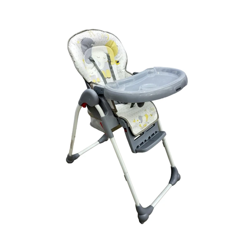 Стульчик для кормления Shenma CC, 4+ мес, белый/серый Стульчик для кормления Shenma CC, 4+ мес, белый/серый