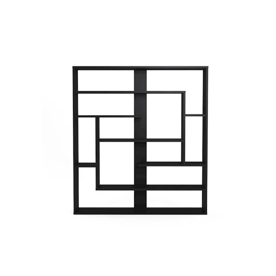 Стеллаж Letta ЛДСП, черный, 132х20х124 см Стеллаж Letta ЛДСП, черный, 132х20х124 см