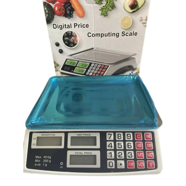 Электронные весы tərəzi_411, серебристые, 60 кг Электронные весы tərəzi_411, серебристые, 60 кг