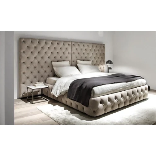 Двуспальная кровать Art_ikili_yataq (180) 18, ламинат/ткань, бежевая, 200x180x200 см Двуспальная кровать Art_ikili_yataq (180) 18, ламинат/ткань, бежевая, 200x180x200 см