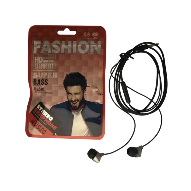 Наушники проводные Fashion Black
