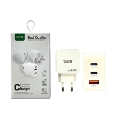 Сетевое зарядное устройство DEJI A91 65 W, Белый
