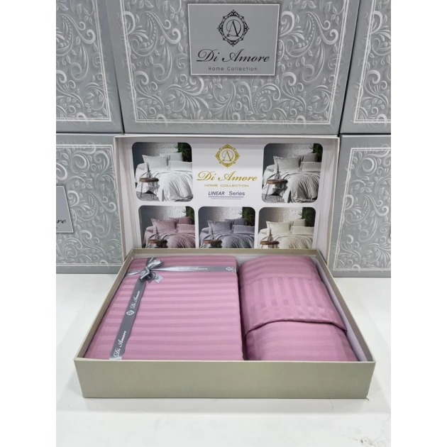 Комплект постельного белья MiraNova FS-581, простыня 170х240 см, пододеяльник 160х220 см, наволочка 50х70 см, односпальный, хлопок, розовый Комплект постельного белья MiraNova FS-581, простыня 170х240 см, пододеяльник 160х220 см, наволочка 50х70 см, односпальный, хлопок, розовый