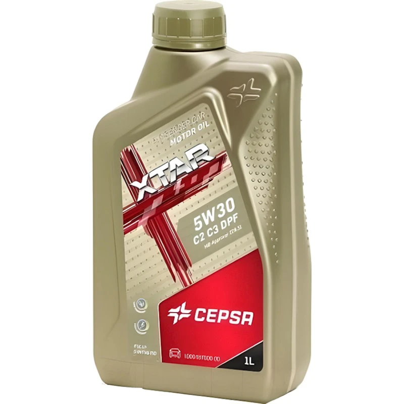Моторное масло Cepsa Xtar C2 C3 DPF 5W-30, 1 л Моторное масло Cepsa Xtar C2 C3 DPF 5W-30, 1 л