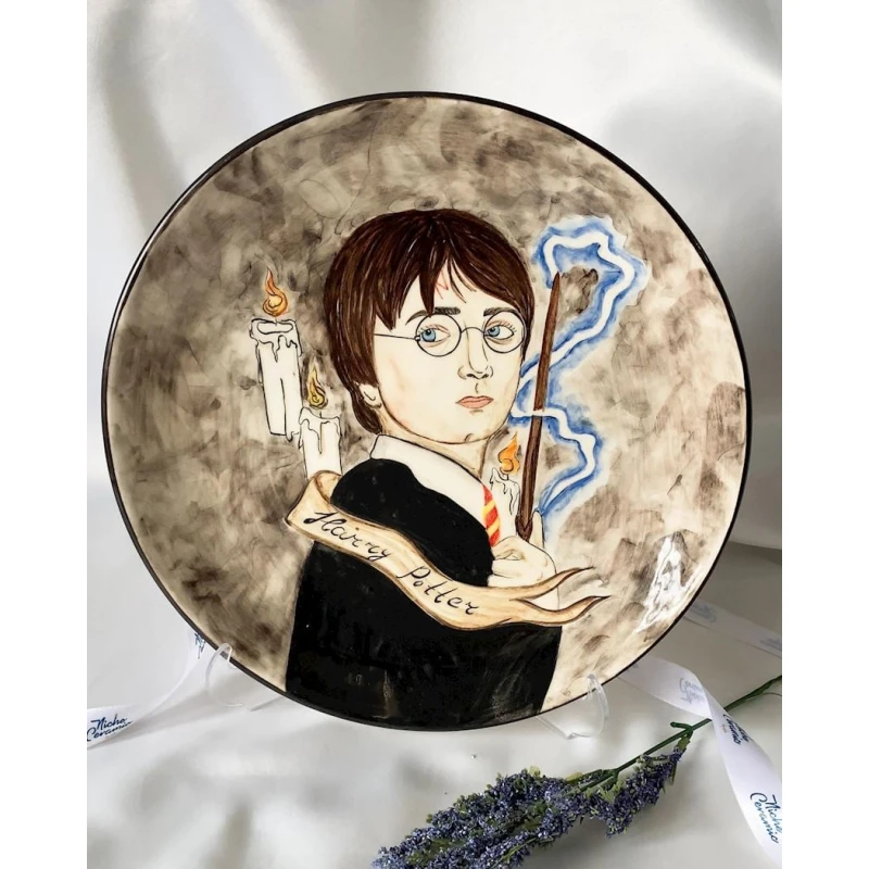 Декоративная тарелка Niche Ceramic, керамика, разноцветная, 23 см Декоративная тарелка Niche Ceramic, керамика, разноцветная, 23 см