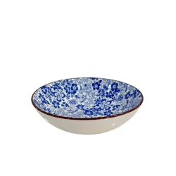 Миска Danny Home, керамика, белая/синяя, 22.5 см Миска Danny Home, керамика, белая/синяя, 22.5 см