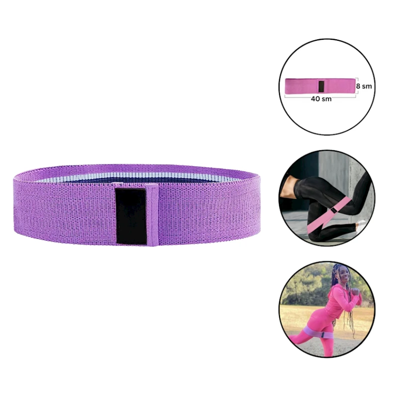 Эспандер Joy&Health 2214/1 Heavy ПВХ, фиолетовый, 37x8 см Эспандер Joy&Health 2214/1 Heavy ПВХ, фиолетовый, 37x8 см