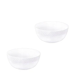 Набор салатниц Wilmax Julia 880122/2C, 1300 мл, фарфор, белый, 2 шт