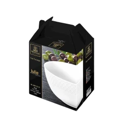 Набор салатниц Wilmax Julia 880122/2C, 1300 мл, фарфор, белый, 2 шт