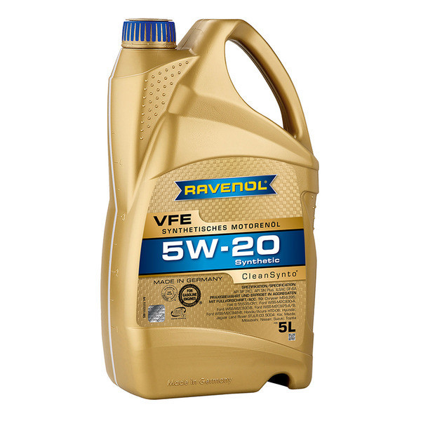 Моторное масло Ravenol VFE 5W-20, 5 л