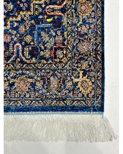 Xalça Natural Halı Nth_İYN01DB, ipək/yun, 150x80 sm, rəngbərəng