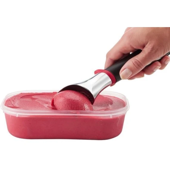 Ложка для мороженого Tefal Ingenio, нержавеющая сталь/силикон, черная