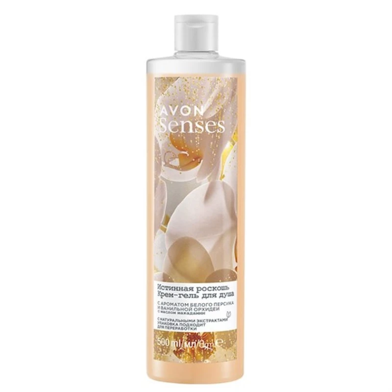 Duş üçün krem-gel Avon Həqiqi dəbdəbə, 500 мл