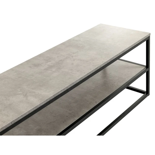 Тумба под телевизор JYSK Dokkedal, 120x40x46 см, серый/черный