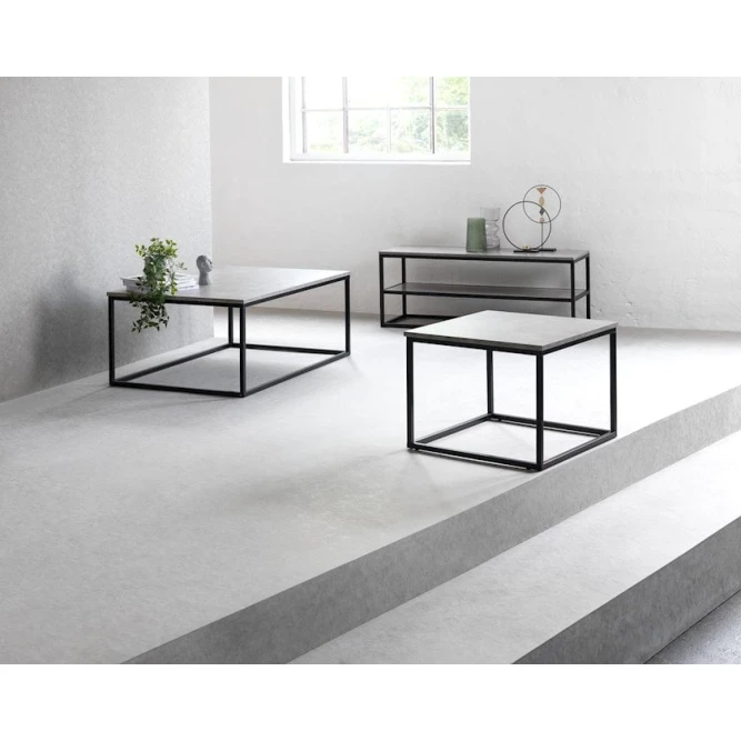 Тумба под телевизор JYSK Dokkedal, 120x40x46 см, серый/черный