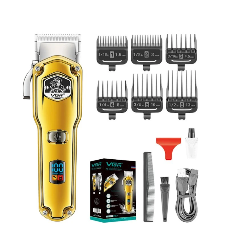 Машинка для стрижки волос VGR V-693 Gold Машинка для стрижки волос VGR V-693 Gold