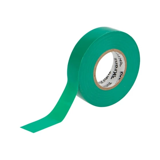 Professional izolyasiya lenti Kranz KR-09-2803, PVC, 19 mm x 20 m, 0.18 mm, yaşıl, 10 ədəd/paket Professional izolyasiya lenti Kranz KR-09-2803, PVC, 19 mm x 20 m, 0.18 mm, yaşıl, 10 ədəd/paket