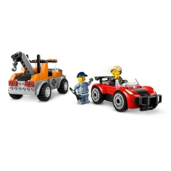 Konstruktor LEGO City Tow Truck and Sports Car Repair 60435, 4+ yaş, 101 element