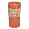 Свеча Atmosphera Round Amber Candle, 6.8х14 см, оранжевая