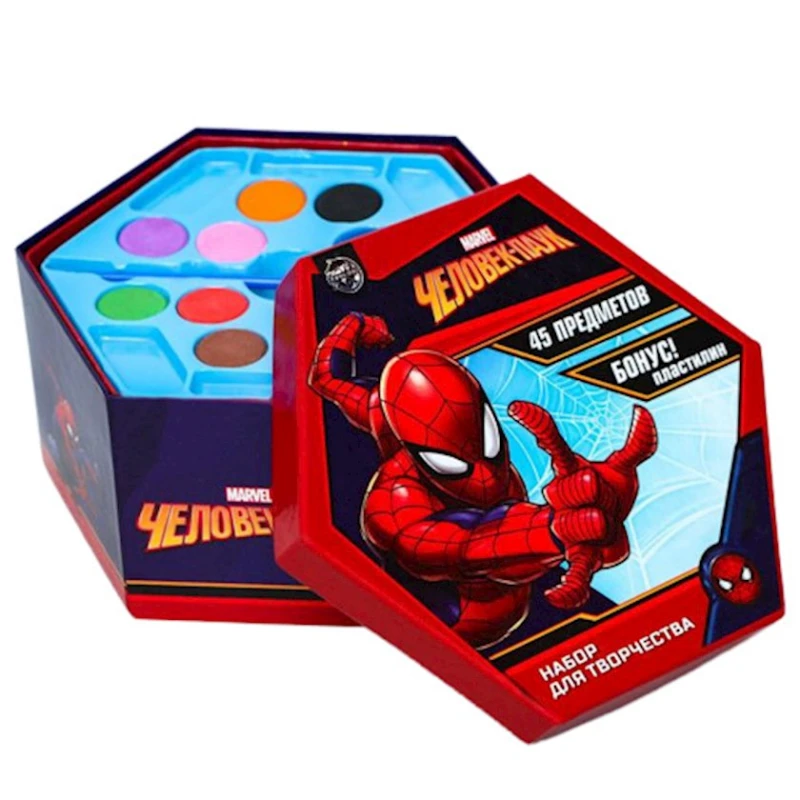 Набор для рисования Marvel Человек-паук 45 предметов Набор для рисования Marvel Человек-паук 45 предметов