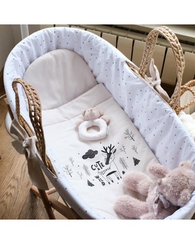 Hörülmüş səbətlər üçün dəst Cute&Wild Funna Baby 9887, bej