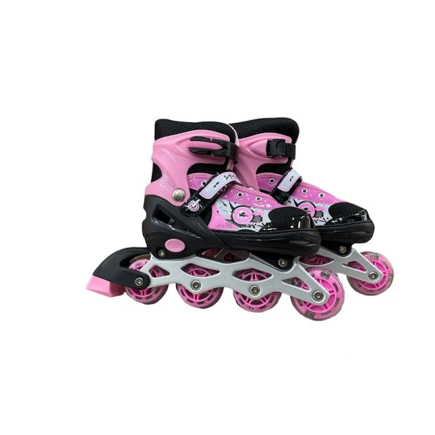 Roliklər uşaqlar üçün 8808C, ölçü M, çəhrayı/qara Roliklər uşaqlar üçün 8808C, ölçü M, çəhrayı/qara