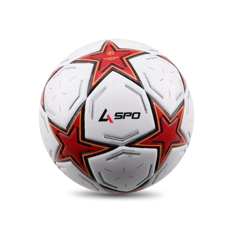 Футбольный мяч Aspo Uefa Champions League 03, размер 5, белый/красный