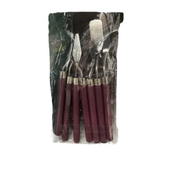 Набор инструментов для лепки Olay Plus, металл/дерево, бордовый/серебристый Набор инструментов для лепки Olay Plus, металл/дерево, бордовый/серебристый