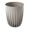 Кашпо Lamela Mira Eco, серый, 25х29.7 см