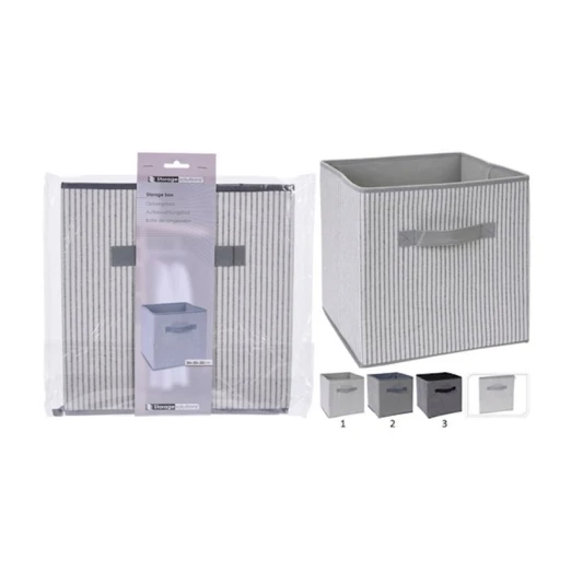 Ящик для хранения Koopman квадрат, 30x30x30 см, хлопок/полиэстер, с ручкой, в ассортименте