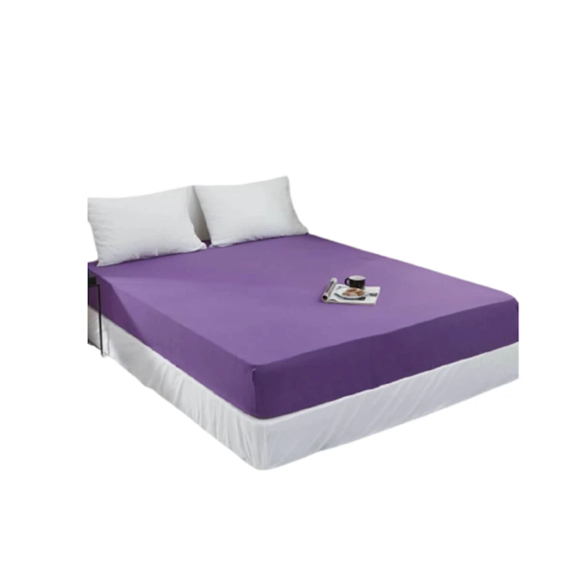 Mələfə rezinli Miss Cotton, 100x200 sm, birnəfərlir, ranfors, bənövşəyi Mələfə rezinli Miss Cotton, 100x200 sm, birnəfərlir, ranfors, bənövşəyi