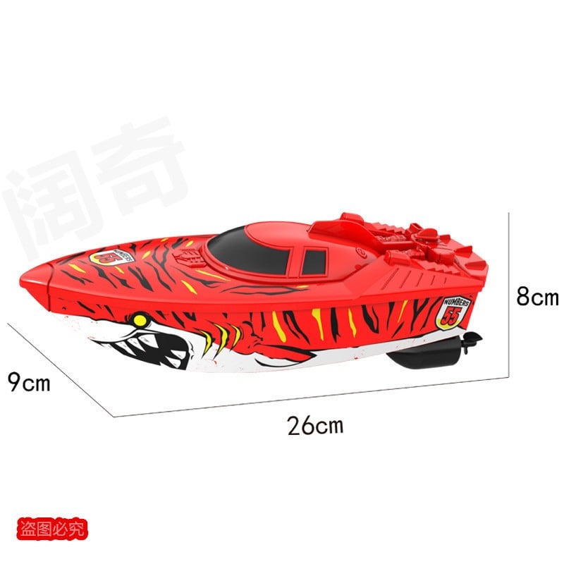 Pult ilə idarə olan qayıq toyboat_01, qırmızı