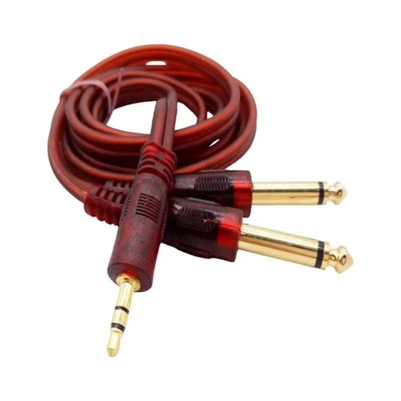 Audio kabel Leoie 3.5mm to 6.35mm Jack 1.5 m, Brown