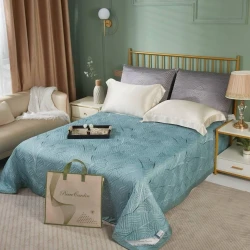 Покрывало Pierre Cardin INM1053, 160x220 см, односпальный, синий