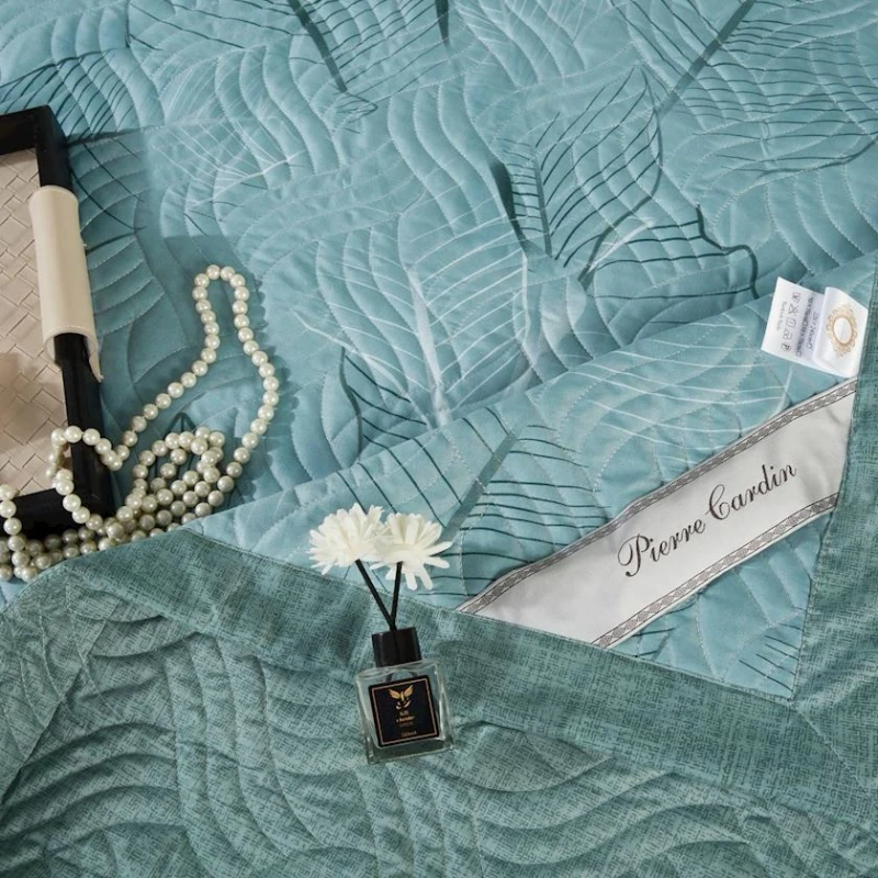 Покрывало Pierre Cardin INM1053, 160x220 см, односпальный, синий