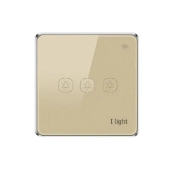 Умный выключатель I Light TY-EU-L3 Gold