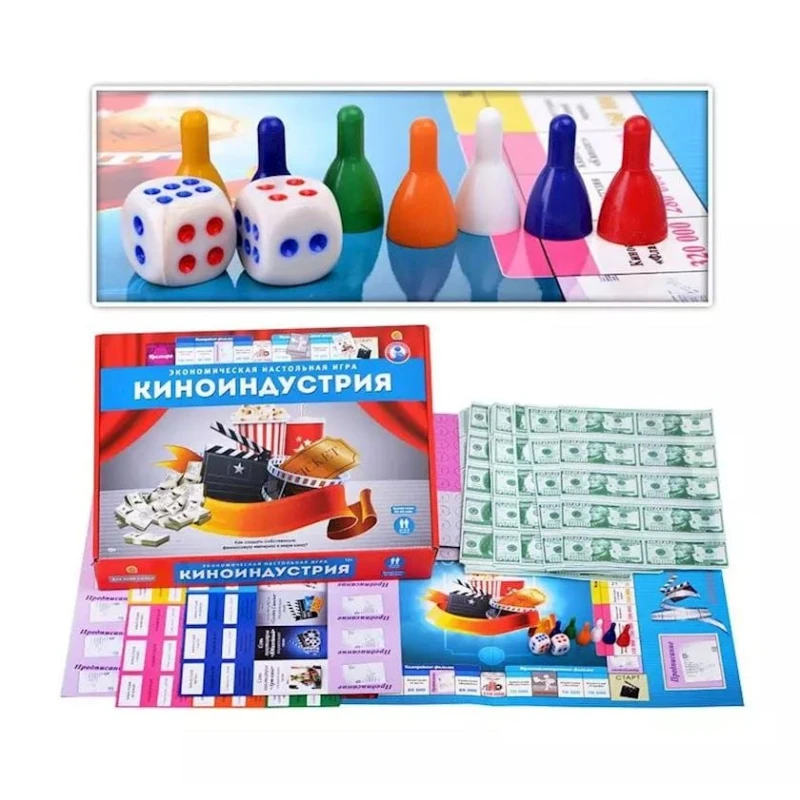 Настольная игра Рыжий Кот Киноиндустрия, 2-8 игрока, 12+ лет