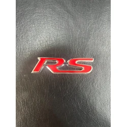 Avtomobil arxa bamperi üçün yapışqan S-line-0312, RS yazısı ilə, qırmızı