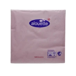 Сервировочные салфетки Alouette, розовые, 33х33 см, 30 шт