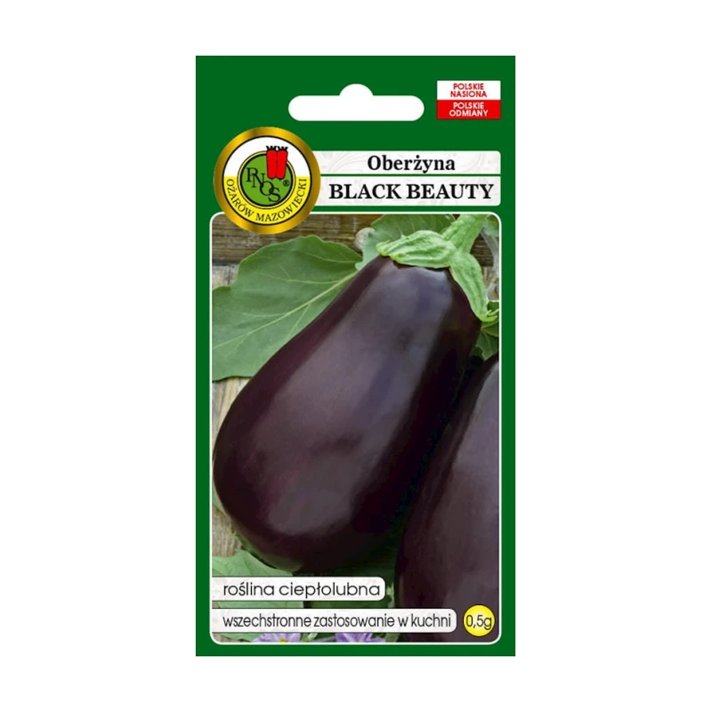 Семена овощей PNOS Баклажан Black Beauty 0.5 г Семена овощей PNOS Баклажан Black Beauty 0.5 г