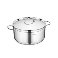 Кастрюля Korkmaz Alfa A1020, 24x12 см, 5.5 л, Серебристый