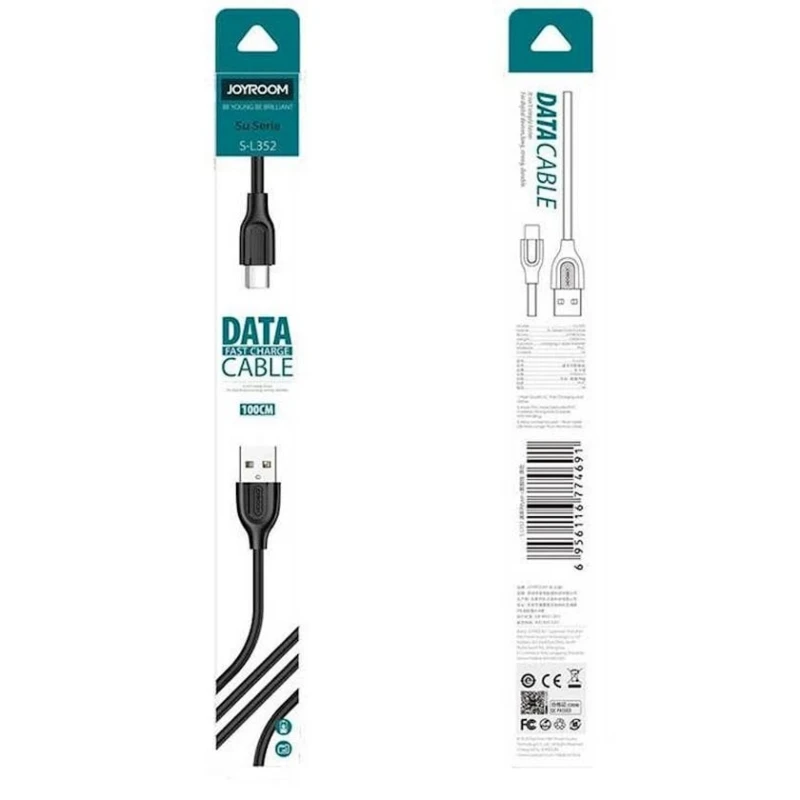 Кабель USB Joyroom S-L352 MicroUSB Cable, Черный