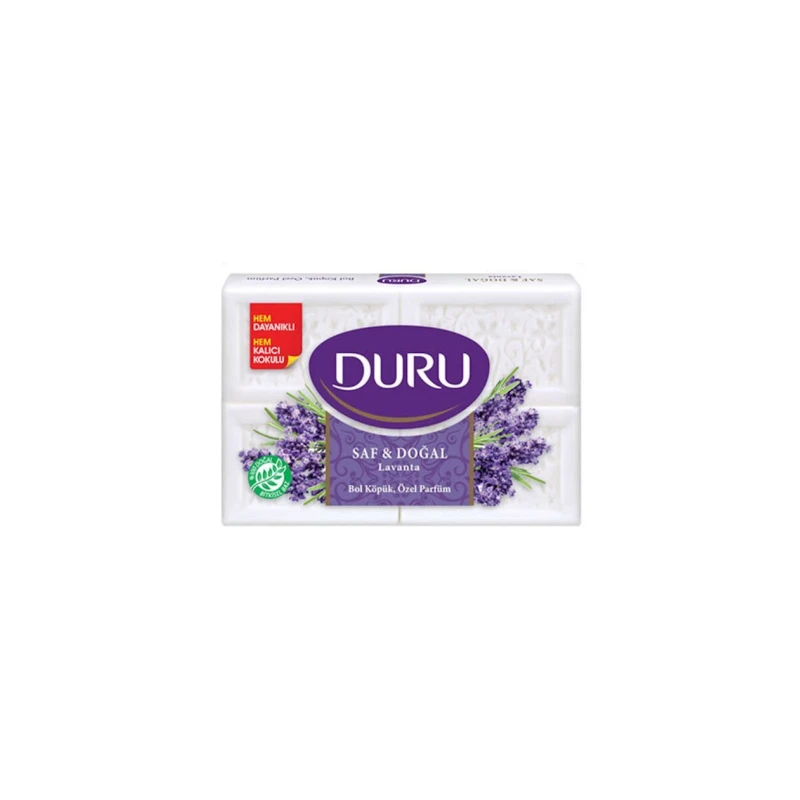 Туалетное мыло Duru Pure and Natural Лаванда, 4 шт x 150 г Туалетное мыло Duru Pure and Natural Лаванда, 4 шт x 150 г