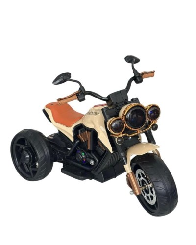 Uşaq elektrik motosikli SMR668, krem - smr668