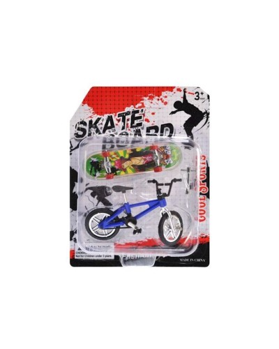Barmaq üçün oyun dəsti Mini Fingerboard Skate Board 2356-33
