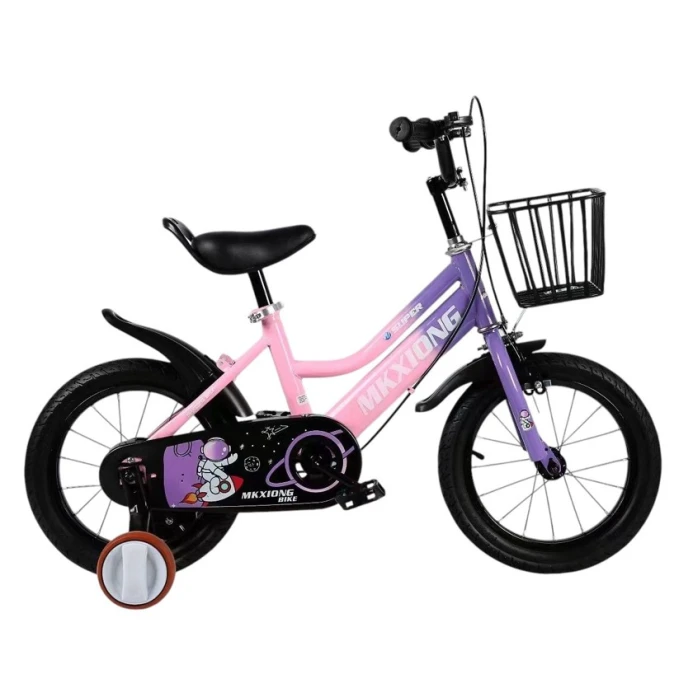 Детский велосипед smr233, розовый/фиолетовый