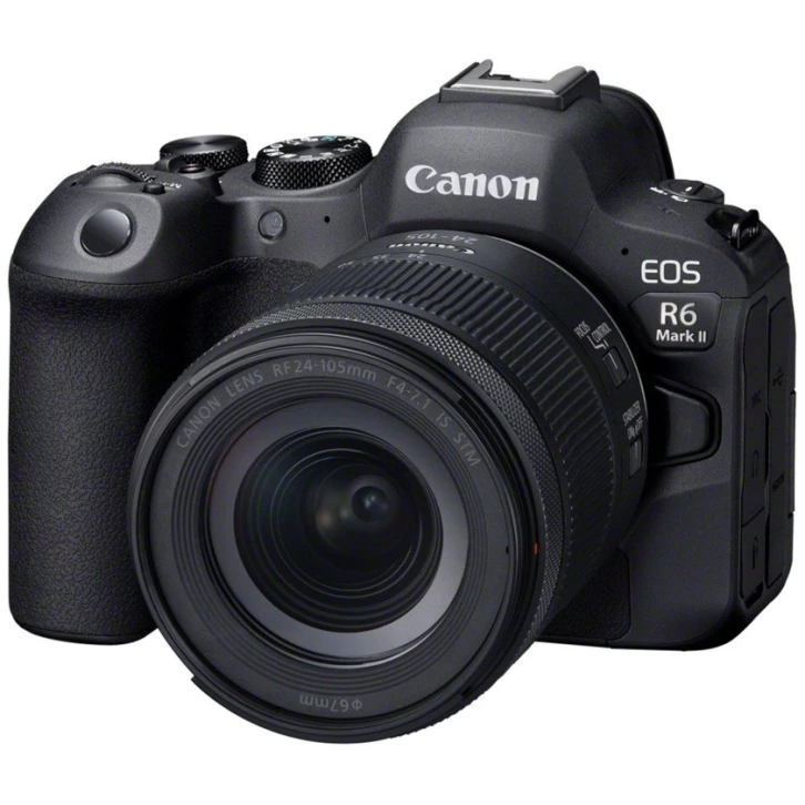 Фотоаппарат Canon EOS R6 Mark II Kit (24-105mm f/4-7.1 IS STM) Фотоаппарат Canon EOS R6 Mark II Kit (24-105mm f/4-7.1 IS STM)