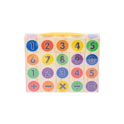 Развивающие кубики-пазл Математика 2063-2, 26x20 см, 3+ лет