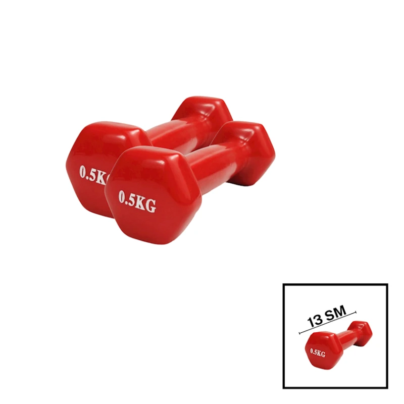 Гантели Gymnic, красный, 0.5х0.5 кг Гантели Gymnic, красный, 0.5х0.5 кг